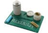 Reverie 73 branded accessories, tray, grinder and stash jar